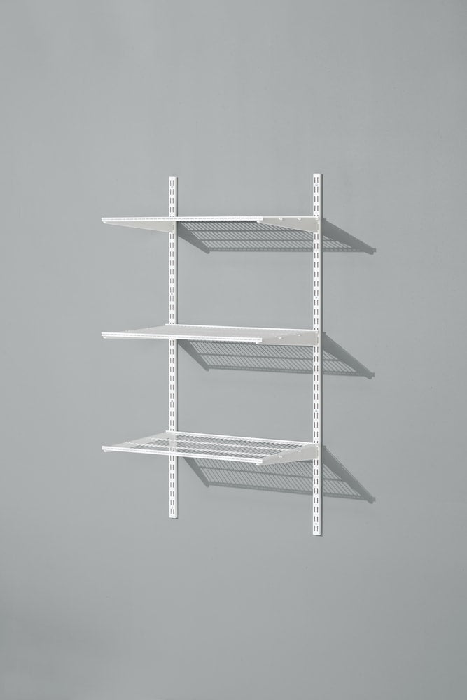 type A Double Track S-32 Wall Upright Shelf Bracket, White, 17-in A5C8 - product image 3
