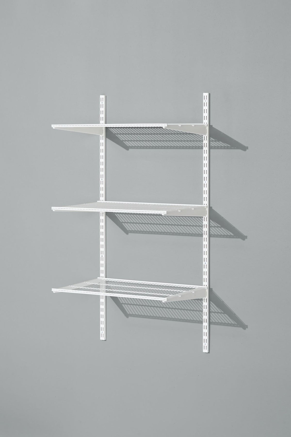 type A Double Track S-32 Wall Upright Shelf Bracket, White, 17-in A5C8 - product image 5