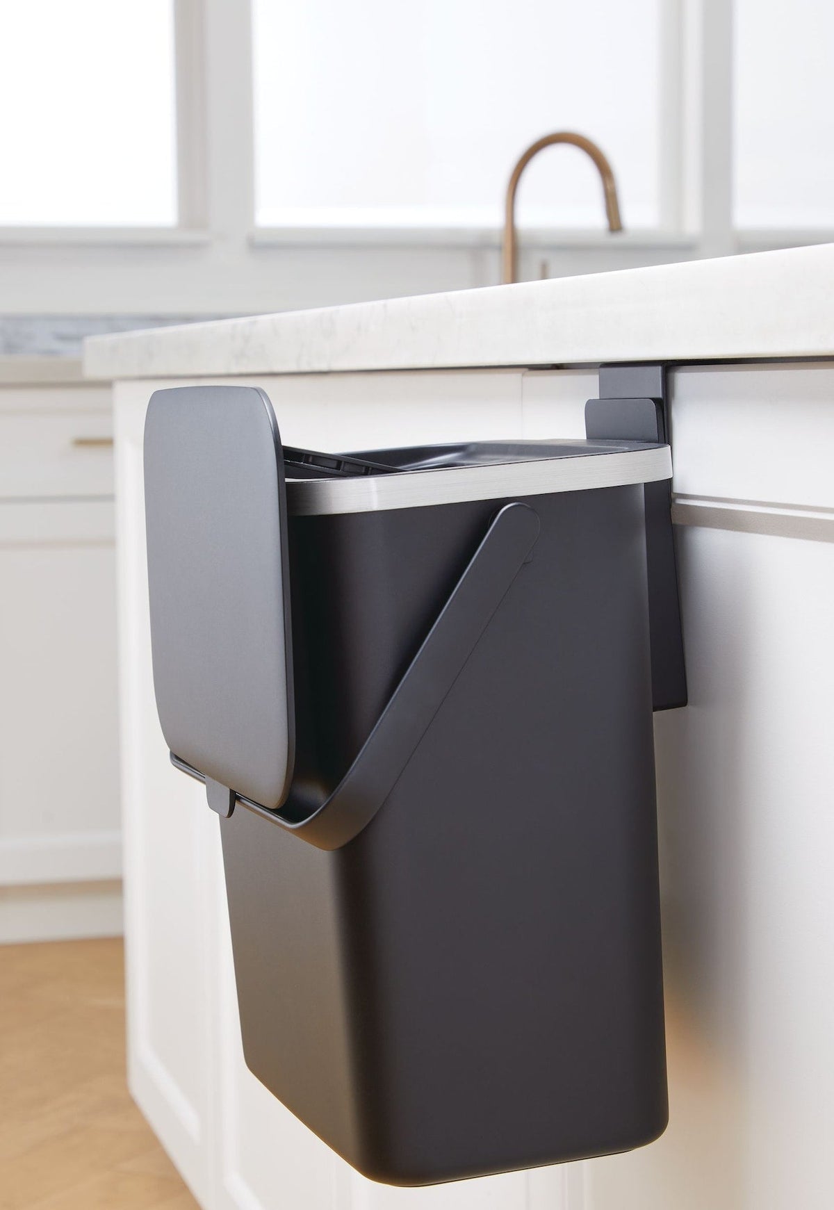 Type A Food Waste/Compost Caddy Bin, Black, 10-L F8C6 - product image 2