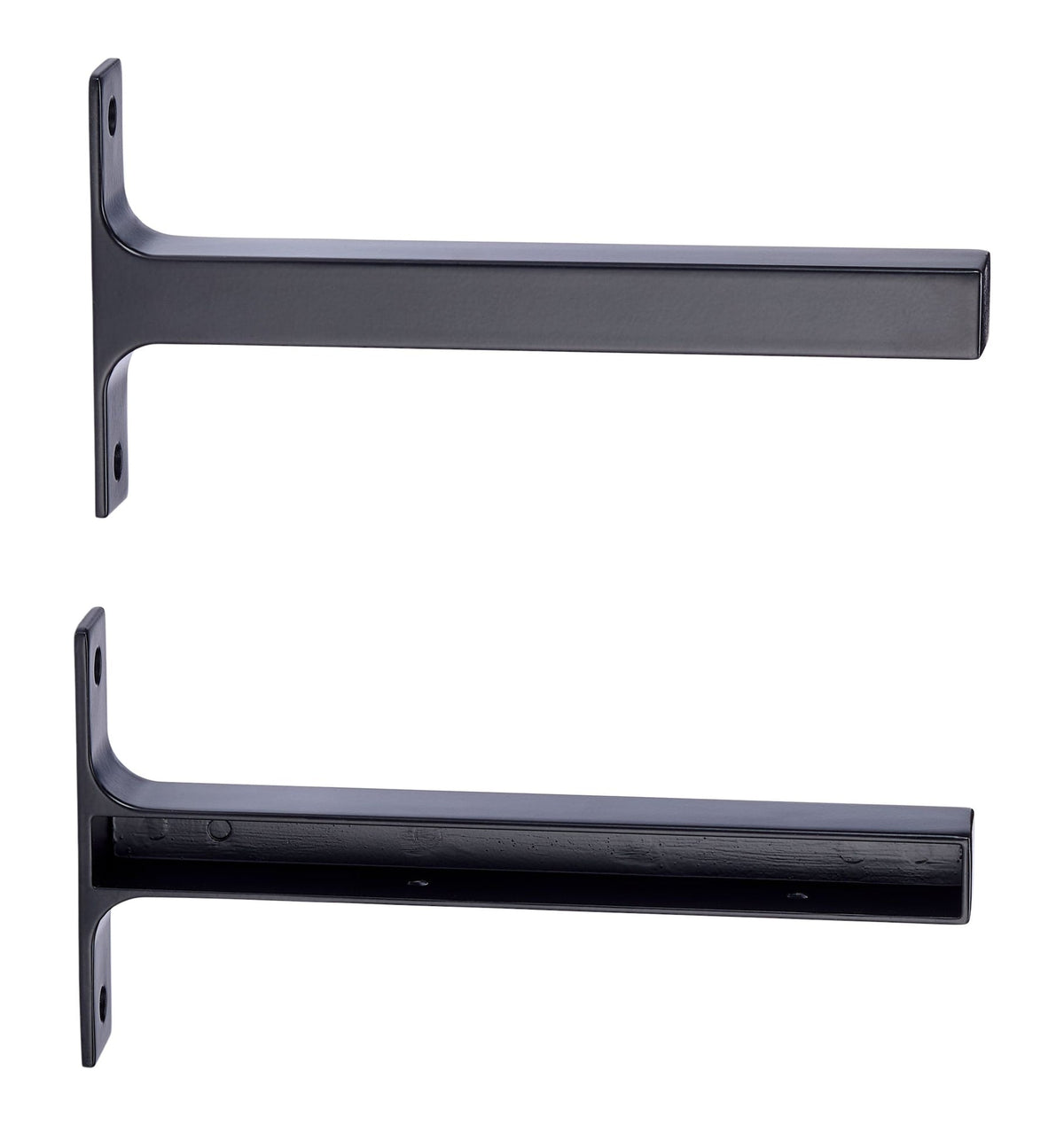 Type A Indoor Edge Bracket for 12-in Shelf Board, 2-pk H4C4 - product image 3