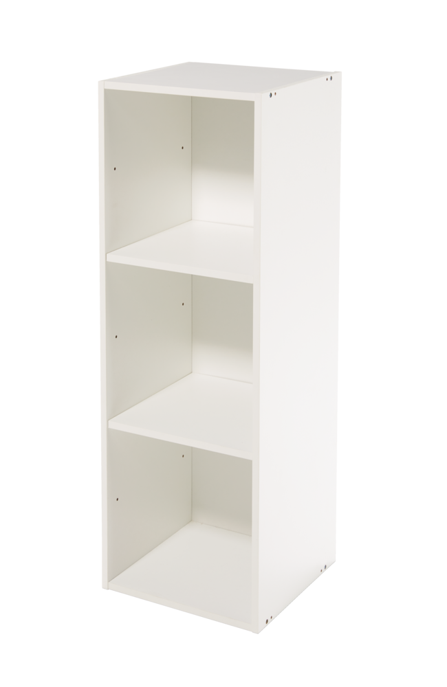 type A Stack Modular 3-Shelf Organizer, White C2W9 - product image 1