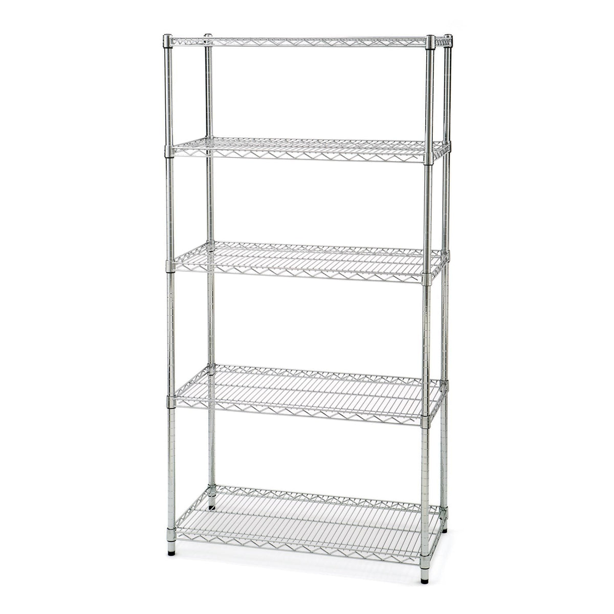 Classics 5-Tier NSF Shelving, 36-in x 18-in x 72-in, Zinc P0I9 - product image 1