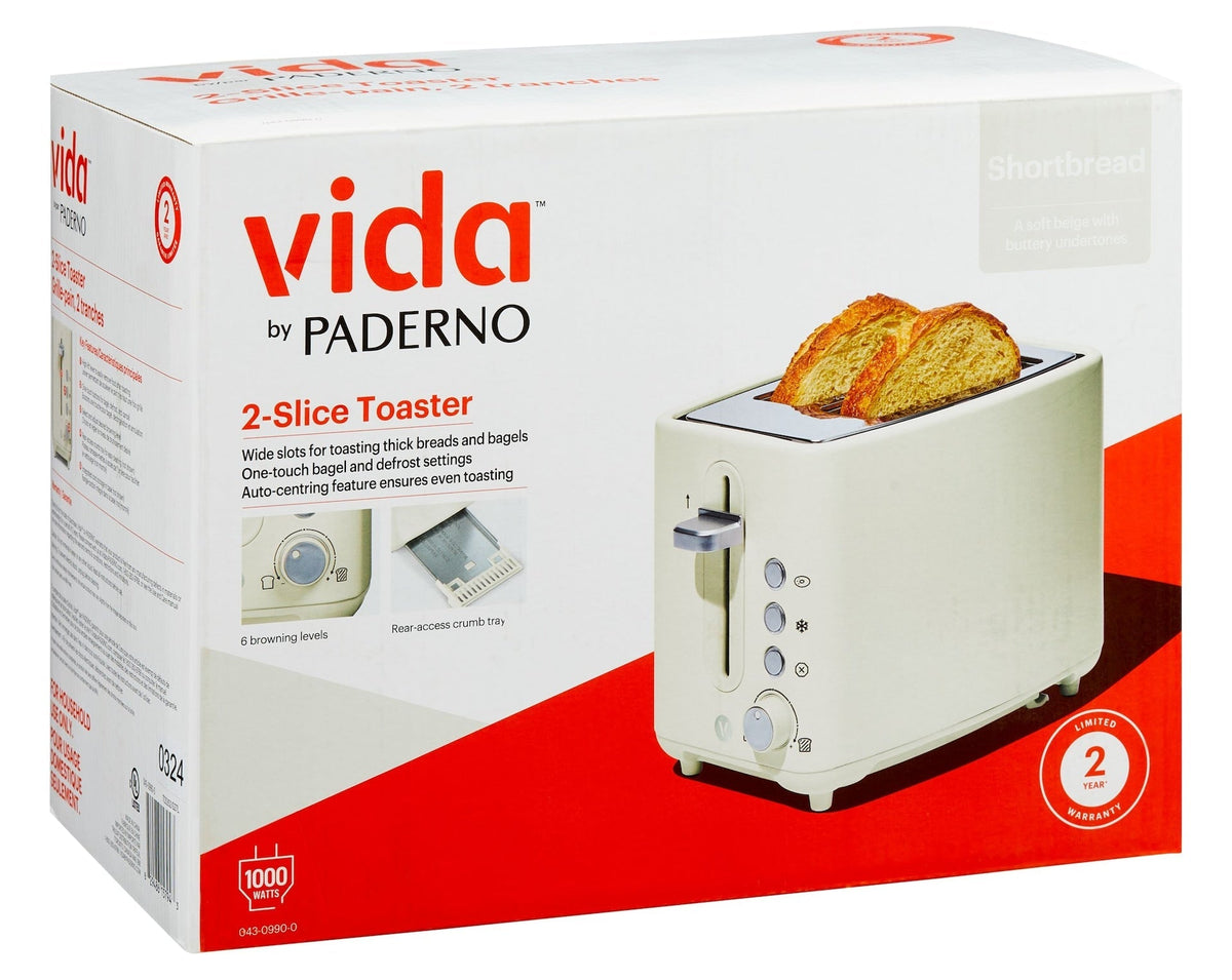 Colour Series 2-Slice Toaster with 3 Settings, Shortbread S5F6 - product image 4