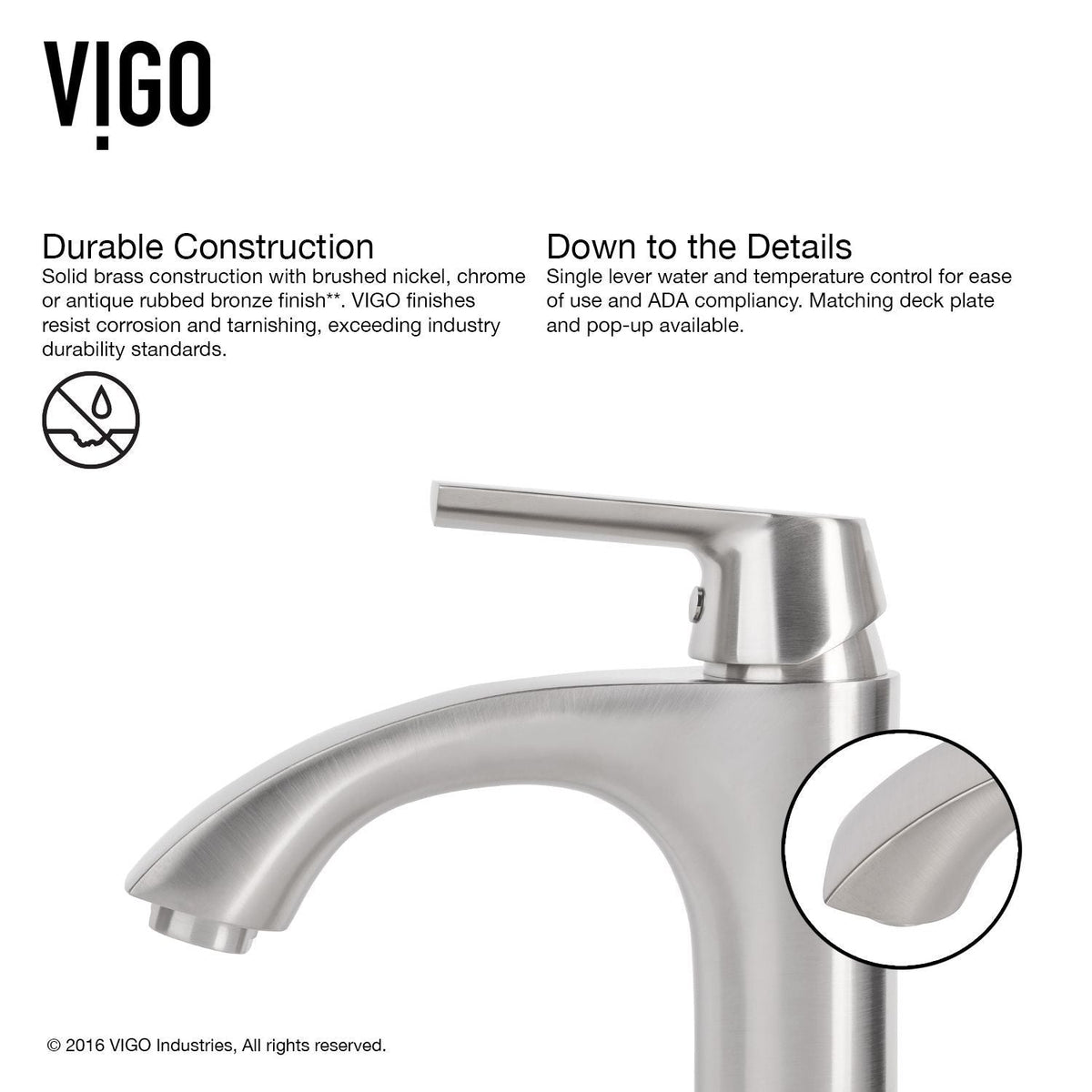 Glass Grey Onyx Bathroom Sink/Basin Set with Linus Faucet and Rectangular Vessel K5C9 - product image 3