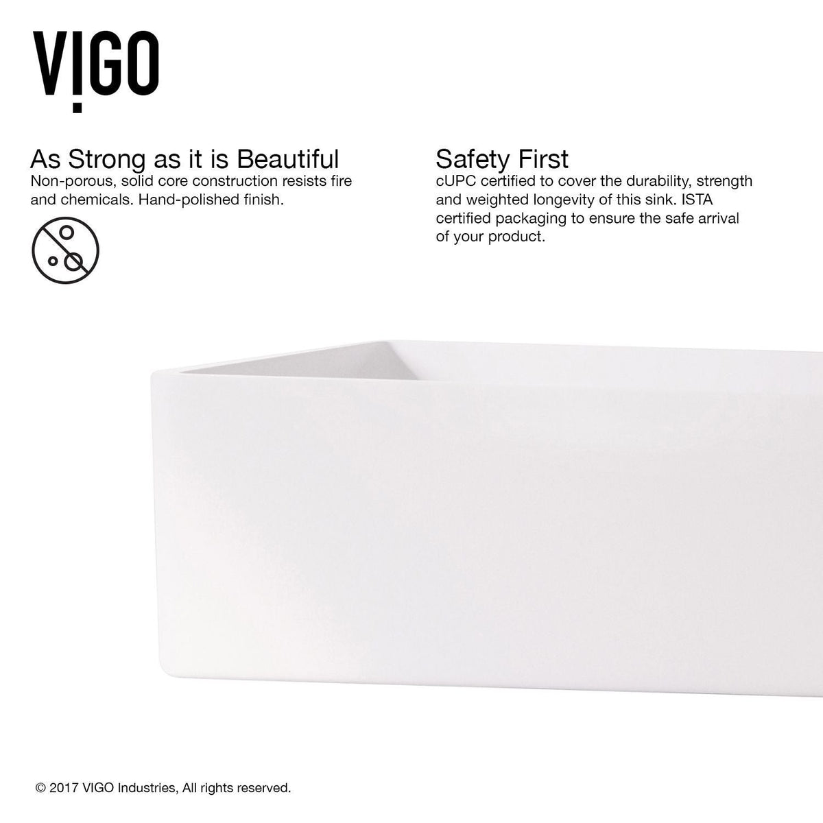Magnolia Matte Stone Vessel Bathroom Sink/Basin with Deep Bowl, White O4Q5 - product image 2