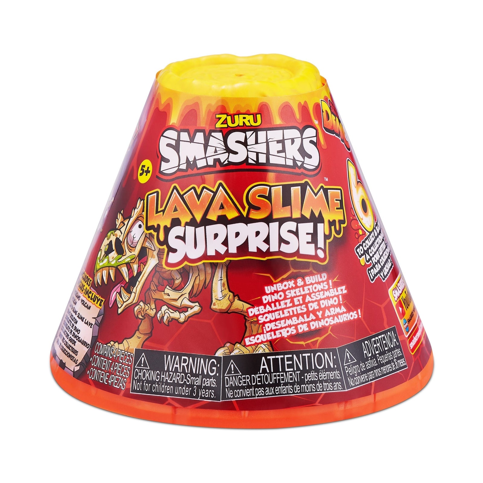 Lava Slime with Dinosaur Toy Favour, Multi-Coloured, 4-pk, Ages 5+, for Arts & Crafts/Birthday Favour U5E4 - product image 7