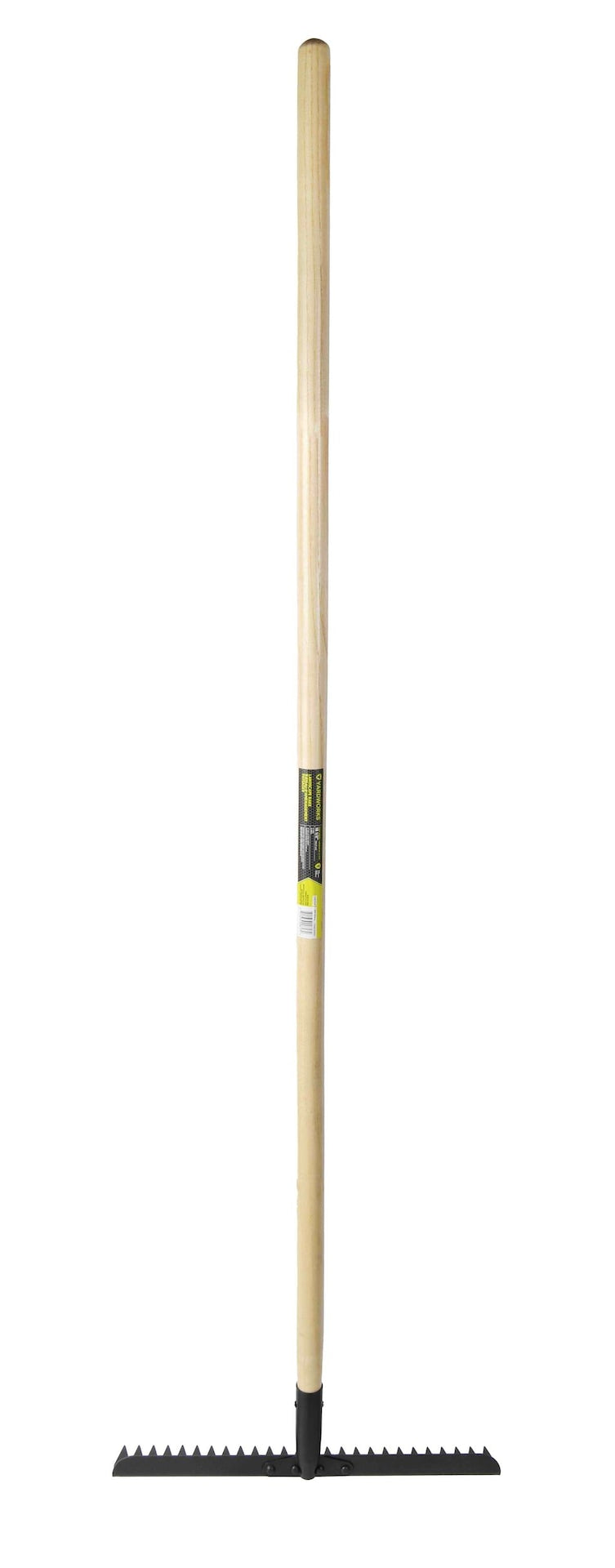 18.5-in Wide Metal 26-Tine Landscape Rake, 60-in Hardwood Shaft O3F7 - product image 1