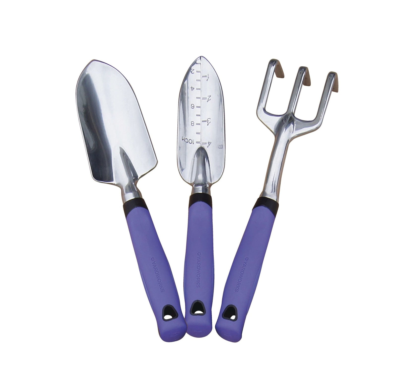 Aluminium Garden Tool Set with Rubber Handles, Assorted Colours, 3-pc U8M1 - product image 8