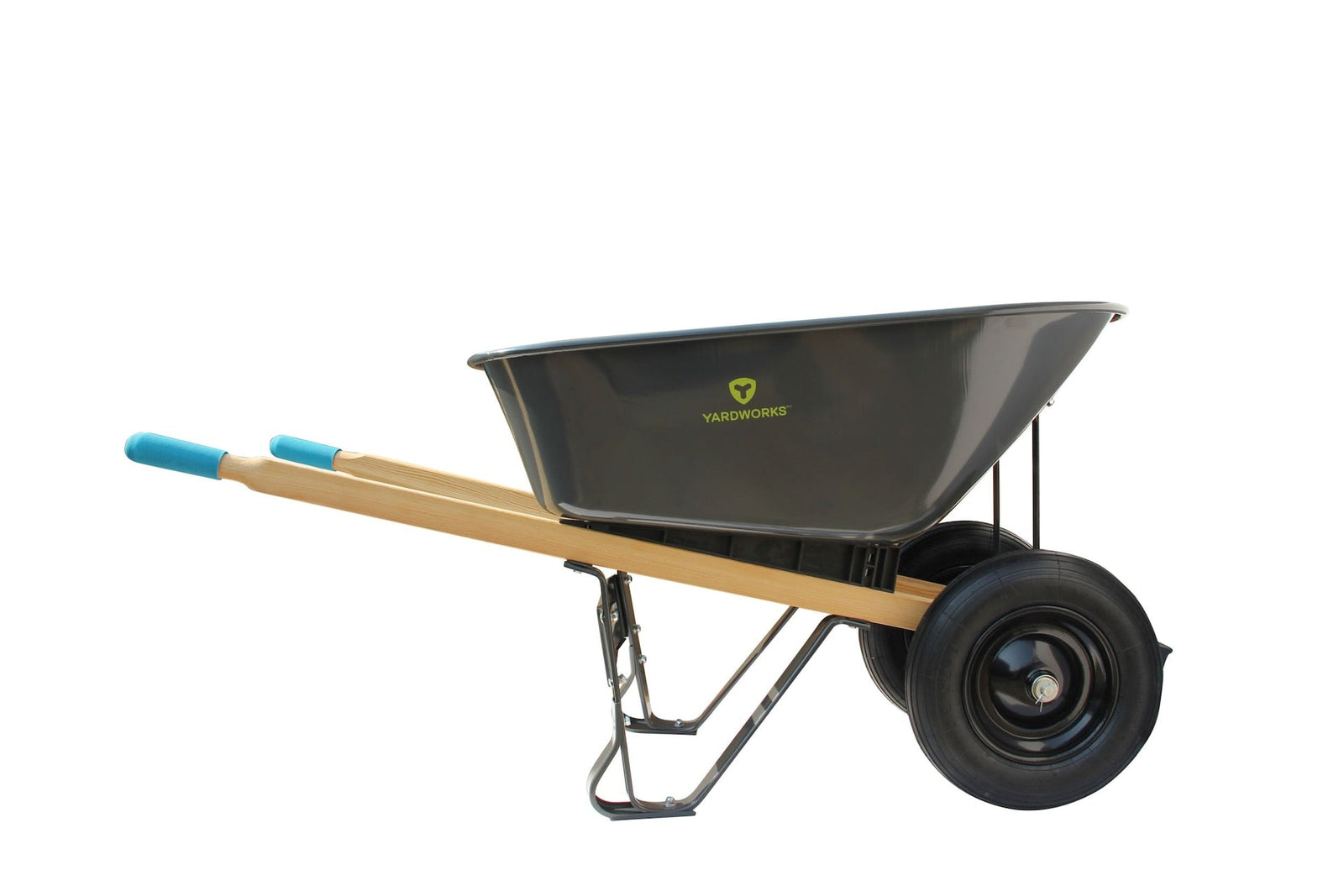 Steel Tray 2-Wheel Garden Wheelbarrow, 6-cu-ft R6A9 - product image 3