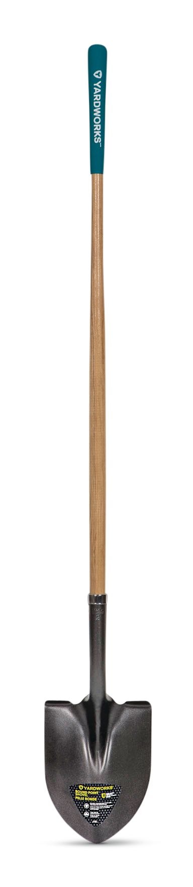 Tempered Steel Round Point Long Handle Shovel, 62-In, Hardwood Shaft A9D5 - product image 3