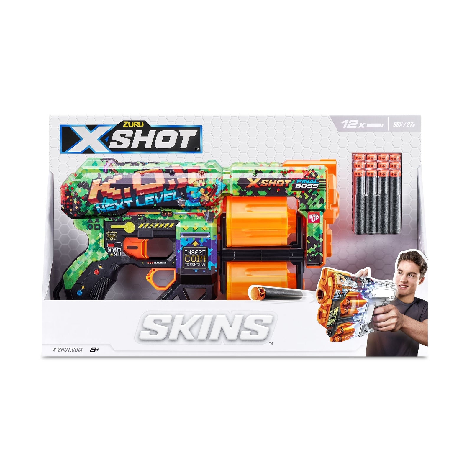 X-Shot Skins Dread, 7 Unique Designs, 12-Dart Capacity, Ages 8+ H2Q6 - product image 5