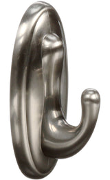 3M Command Medium Traditional Decorative Utility Hook, Brushed Nickel H5L5 - product image 1