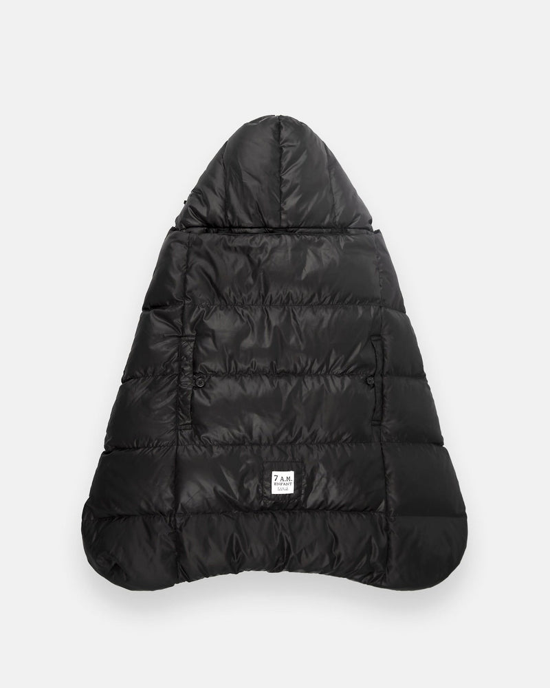7AM Enfant Heavyweight, K-Poncho Black Plush K7V9