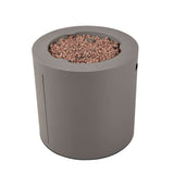 Steel Propane Fire Pit Hidden Tank in Mist Gray, 24-in P6Y8 - product image 1