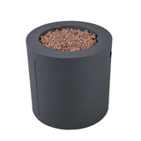 Steel Propane Fire Pit Hidden Tank in Slate, 24-in K6Y6 - product image 1