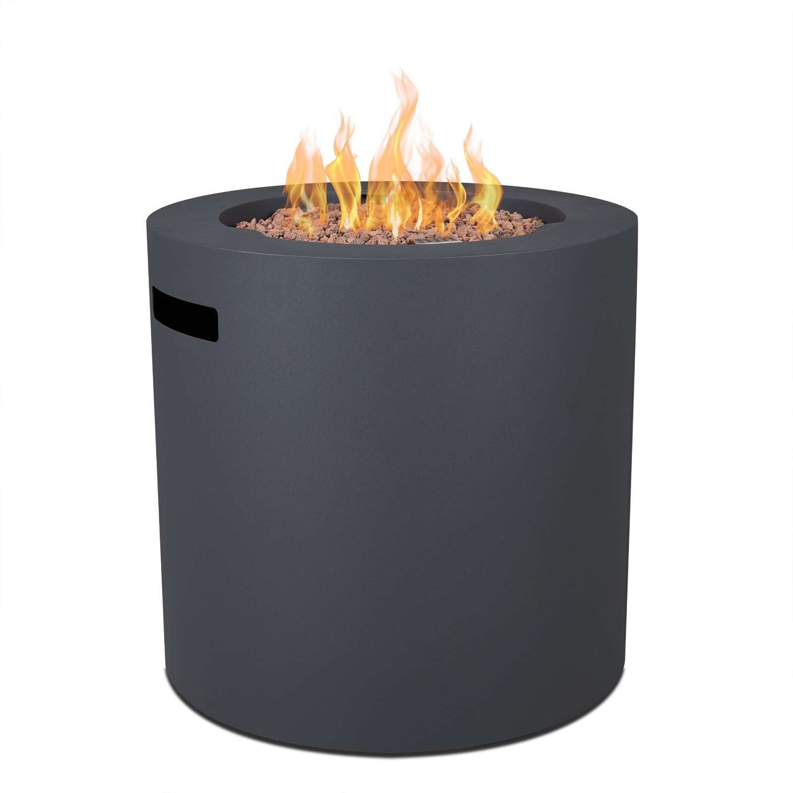 Steel Propane Fire Pit Hidden Tank in Slate, 24-in K6Y6 - product image 6