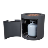 Steel Propane Fire Pit Hidden Tank in Slate, 24-in K6Y6 - product image 7