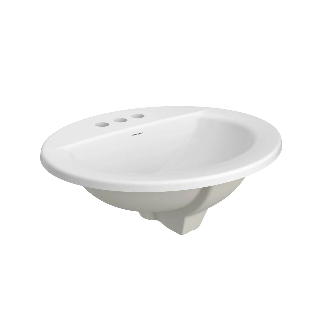 Colony Oval 4-in Center Drop-In Bathroom Sink/Basin, White 20.5x17.5-in C9E2 - product image 1