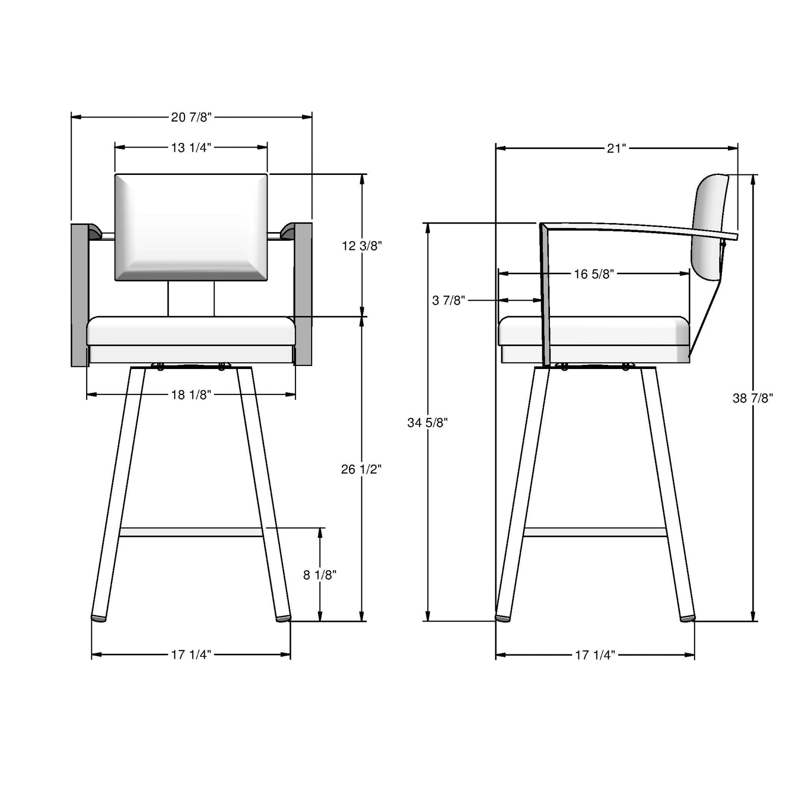 Akers Counter Stool K8S6 - product image 1
