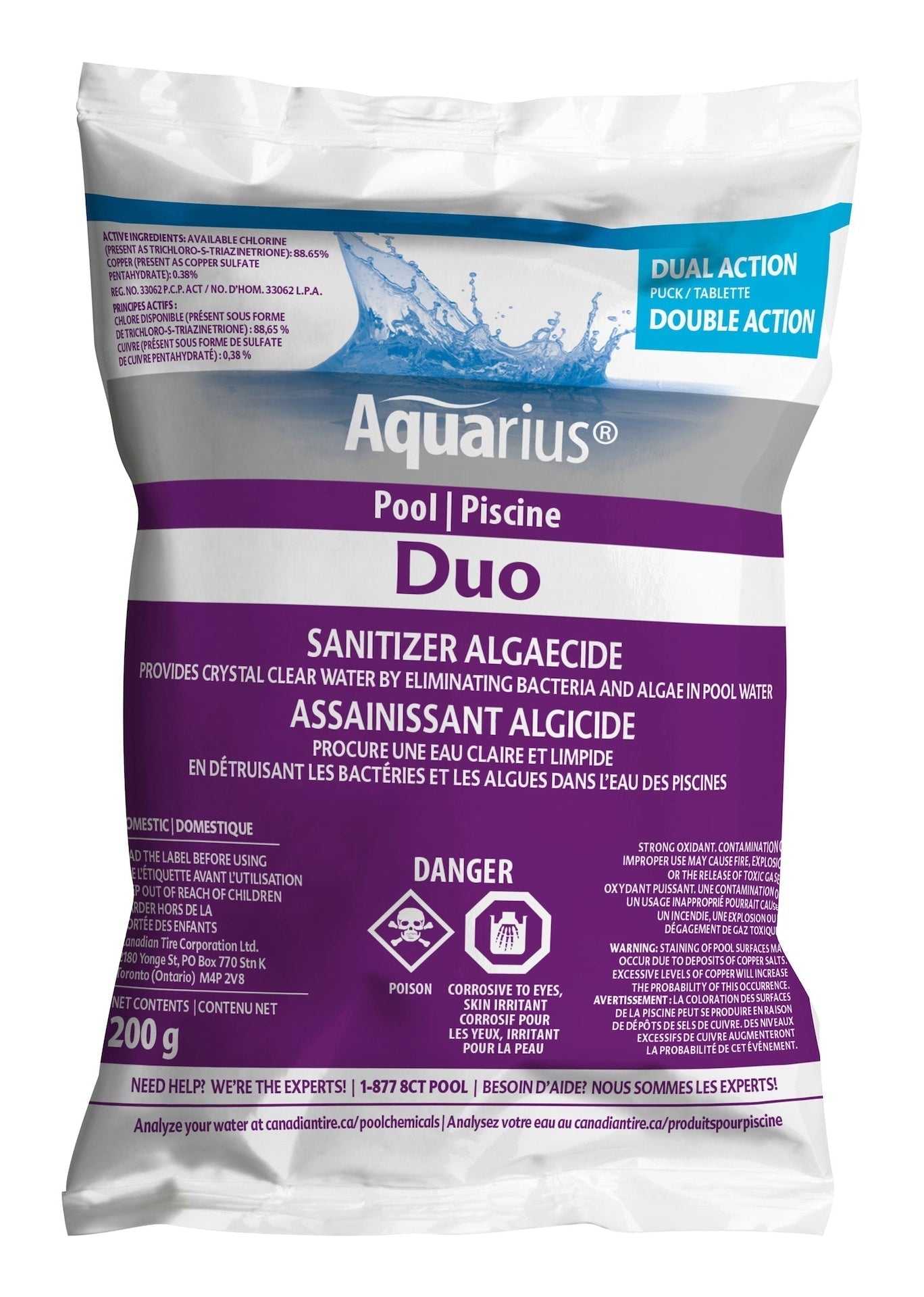 Duo Pool Sanitizer & Algaecide, 200-g I3V4 - product image 1