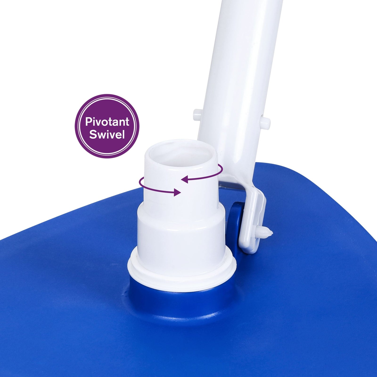 Triangular Pool Vacuum Head with Swivel Adapter D0K1 - product image 4