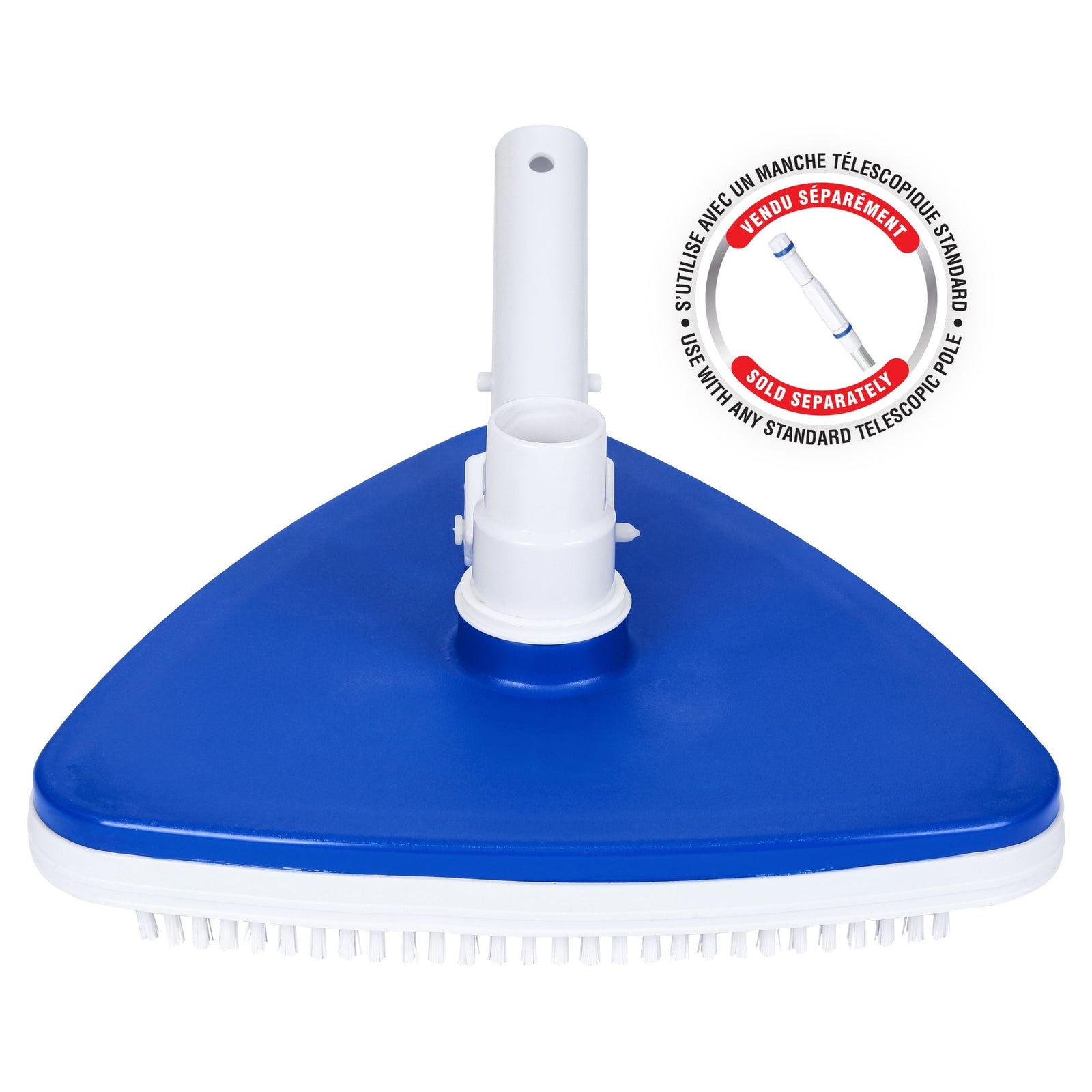Triangular Pool Vacuum Head with Swivel Adapter D0K1 - product image 5