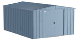 Classic Galvanized Steel Storage Shed, Blue Grey, 10-ft x 14-ft I9X5 - product image 1
