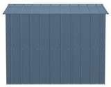 Classic Galvanized Steel Storage Shed, Blue Grey, 8-ft x 8-ft V1A5 - product image 5