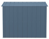 Classic Galvanized Steel Storage Shed, Blue Grey, 8-ft x 8-ft V1A5 - product image 6
