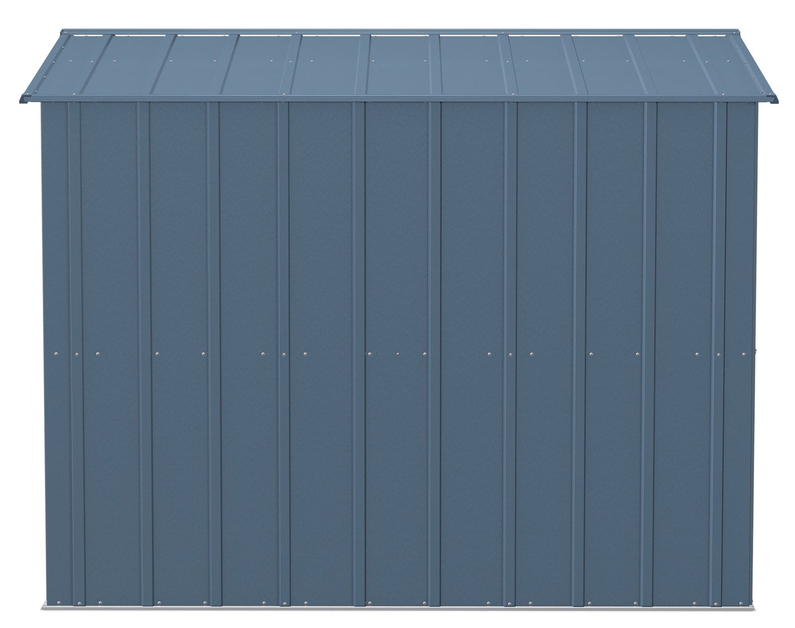 Classic Galvanized Steel Storage Shed, Blue Grey, 8-ft x 8-ft V1A5 - product image 6