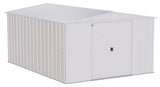 Classic Galvanized Steel Storage Shed, Flute Grey, 10-ft x 14-ft K6N0 - product image 2