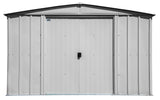 Classic Galvanized Steel Storage Shed, Flute Grey, 10-ft x 14-ft A4A7 - product image 4
