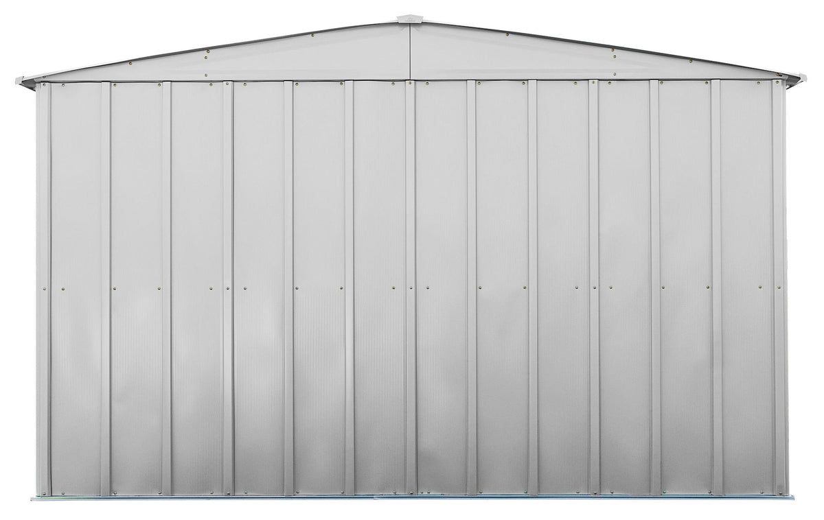 Classic Galvanized Steel Storage Shed, Flute Grey, 10-ft x 14-ft K6N0 - product image 8