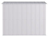 Classic Galvanized Steel Storage Shed, Flute Grey, 8-ft x 8-ft O9E8 - product image 5