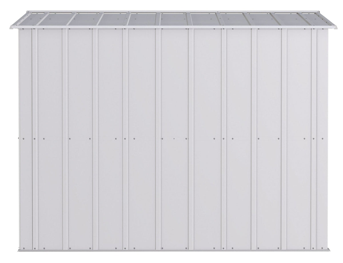 Classic Galvanized Steel Storage Shed, Flute Grey, 8-ft x 8-ft O9E8 - product image 5