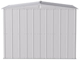 Classic Galvanized Steel Storage Shed, Flute Grey, 8-ft x 8-ft O9E8 - product image 7