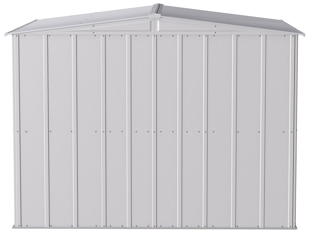 Classic Galvanized Steel Storage Shed, Flute Grey, 8-ft x 8-ft O9E8 - product image 7