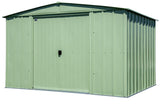 Classic Galvanized Steel Storage Shed, Sage Green, 10-ft x 8-ft Q8L1 - product image 3