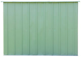 Classic Galvanized Steel Storage Shed, Sage Green, 10-ft x 8-ft Q8L1 - product image 8