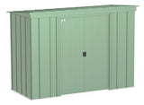Classic Galvanized Steel Storage Shed, Sage Green, 8-ft x 4-ft L8O0 - product image 1
