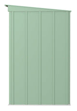 Classic Galvanized Steel Storage Shed, Sage Green, 8-ft x 4-ft L8O0 - product image 4