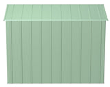 Classic Galvanized Steel Storage Shed, Sage Green, 8-ft x 4-ft L8O0 - product image 7