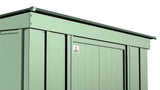 Classic Galvanized Steel Storage Shed, Sage Green, 8-ft x 4-ft L8O0 - product image 8