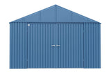 Elite 12x12-ft Blue Grey Corrosion-Resistant Steel Shed W0X6 - product image 1