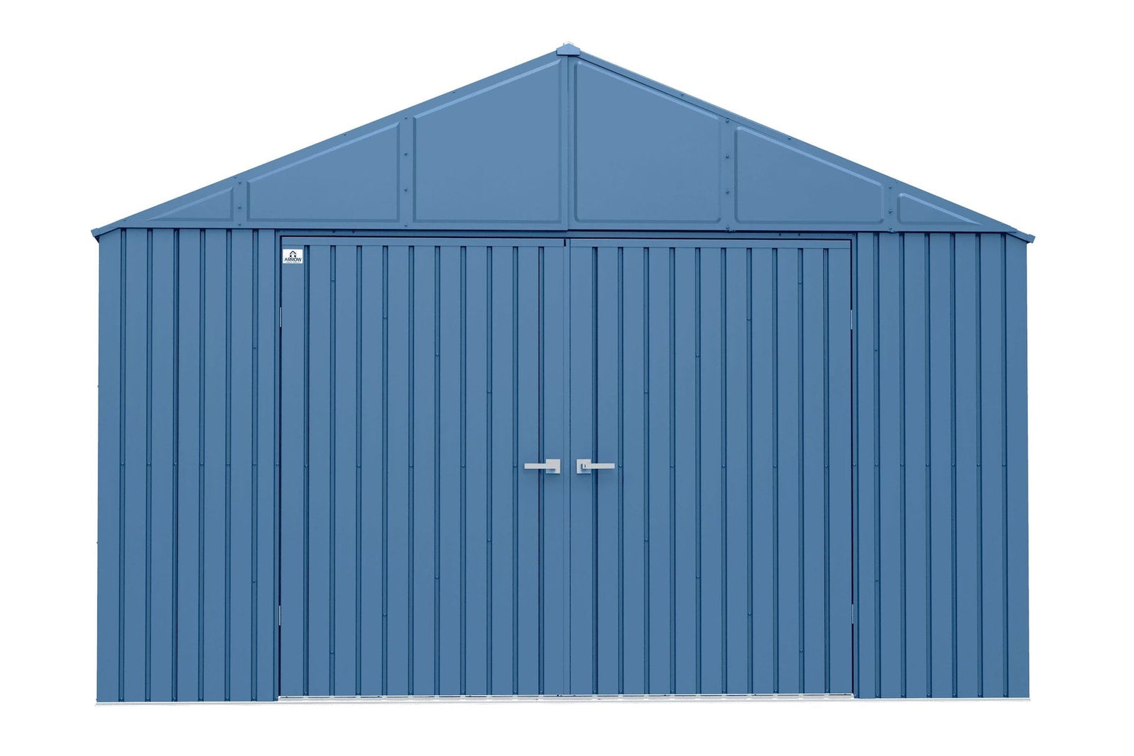Elite 12x12-ft Blue Grey Corrosion-Resistant Steel Shed W0X6 - product image 1