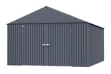 Elite 12x16-ft Anthracite Corrosion-Resistant Steel Storage Shed B4S0 - product image 2