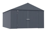 Elite 12x16-ft Anthracite Corrosion-Resistant Steel Storage Shed B4S0 - product image 3