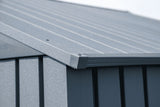 Elite 12x16-ft Anthracite Corrosion-Resistant Steel Storage Shed B4S0 - product image 6