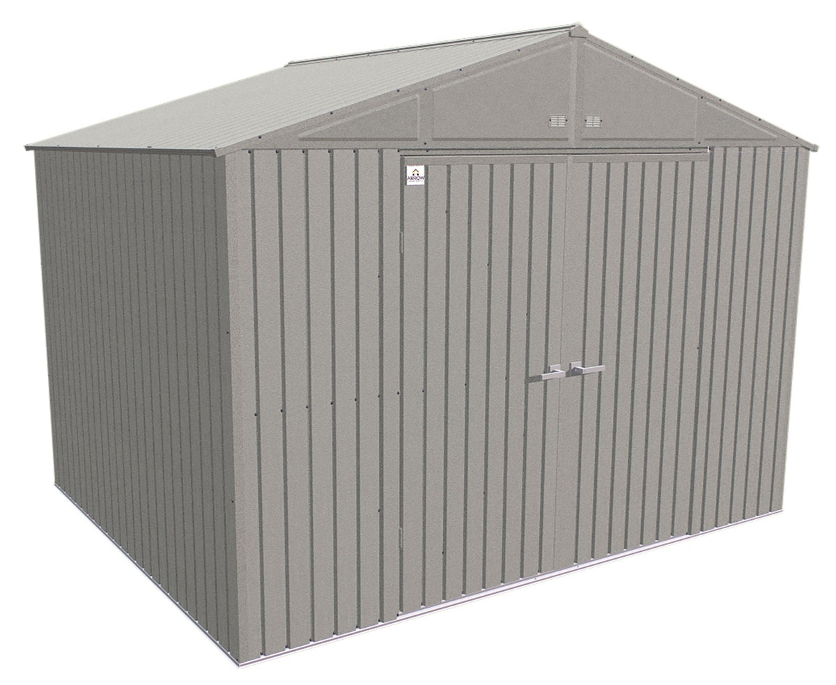 Elite 14x12-ft Anthracite Corrosion-Resistant Steel Shed Z7M3 - product image 2