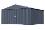 Elite 14x12-ft Anthracite Corrosion-Resistant Steel Shed Z7M3 - product image 4